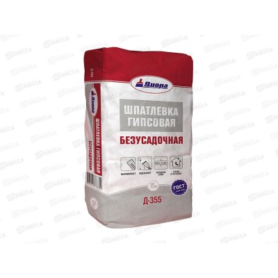 Шпатлевка гипсовая безусадочная Д-355 15кг Шпатлевка гипсовая безусадочная Д-355 15кг