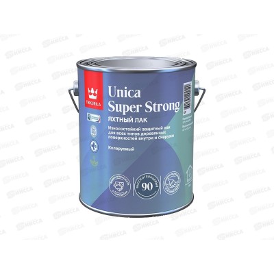 Лак универсальный Unica Super Strong EP в/гл 2,7л