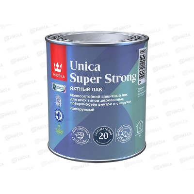 Лак универсальный Unica Super Strong EP п/мат 0,9л
