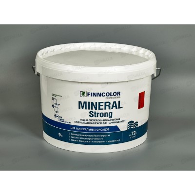 Краска фасадная Mineral Strong MRC гл/мат 9,0л Краска фасадная Mineral Strong MRC гл/мат 9,0л