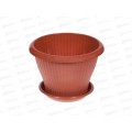 Горшок для цветов Гамма ПЛЮС 2л D19 терракот с поддоном *28 Горшок для цветов Гамма ПЛЮС 2л D19 терракот с поддоном *28