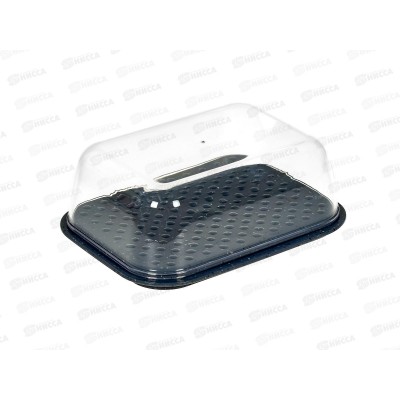 Масленка 2-х стор 145*110*54мм темный камень РТ909612026 *12