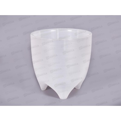 Горшок для цветов Де Коста 2,25л Прозрачный, д.16 н.16  *10