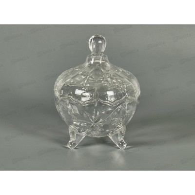 Ваза с крышкой 780гр 202414 *48