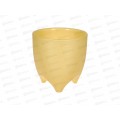 Горшок для цветов Де Коста 2,25л Желтый мираж, д.16 н.16  *10