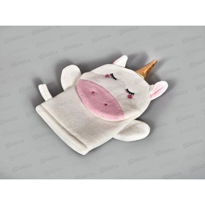 Мочалка-варежка детская Единорог белый Мочалка-варежка детская Единорог белый