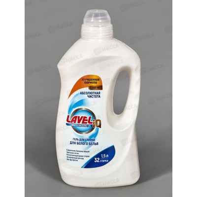 Lavelig гель для стирки белого белья 1,5л 32стирки
