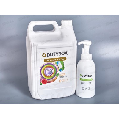 Dutybox Эко-пенка для посуды инжир и мелисса 5л (+ёмкость), 5192 Dutybox Эко-пенка для посуды инжир и мелисса 5л (+ёмкость), 5192