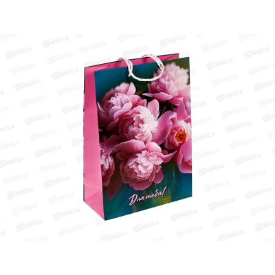Пакет подарочный 22х31х10см ml Матовый Цветы PML-123022-FW6  *12