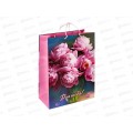 Пакет подарочный 33х45х15см Матовый xl Цветы, PXL-123024-FW6  *12