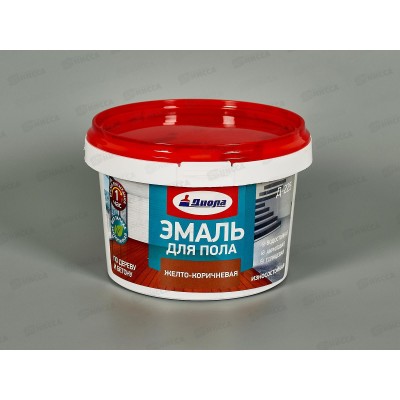 Эмаль для пола износостойкая Д-225 желто-коричневая 0,8кг *1/6