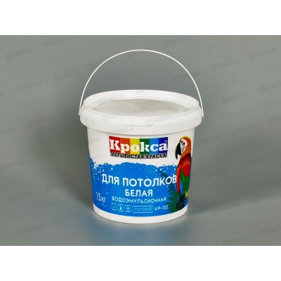 Краска в/э Крокса для потолков белая КР-30 1,5кг */12