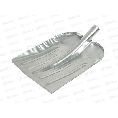 Лопата уборочная 330*365мм, оцинков S=1мм, ЛУ б/ч  *10