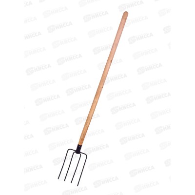 Вилы навозные 4-х рогие сварные порошок с дер черенком  *5