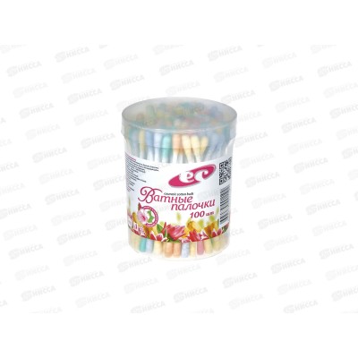 Ватные палочки №100 (банка) ассорти *60 Ватные палочки №100 (банка) ассорти *60