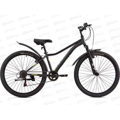 Велосипед 26&quot 6ск RUSH HOUR X 300 V-brake ST черный рама 14&quotВ, 430248