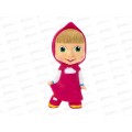 Игрушка пластизоль для ванны Маша, LXST53R-В01 в сетке