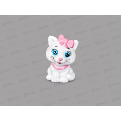 Игрушка пластизоль для ванны Кошечка, YF-CAT-01 в сетке