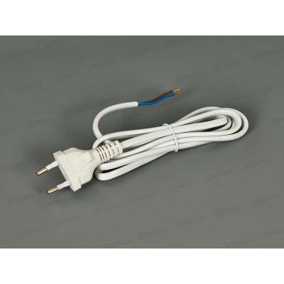 Провод с евроштекером 1,5м 2,5А белый duwi 28560 Провод с евроштекером 1,5м 2,5А белый duwi 28560