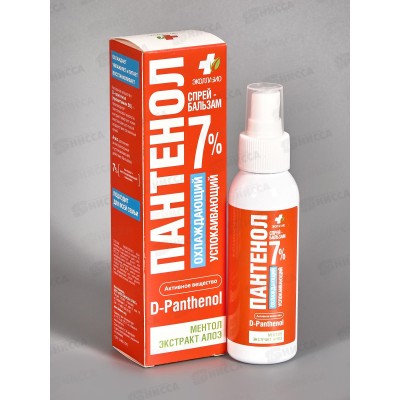 Пантенол Спрей бальзам после загара охлажд, успак для всей сем 100мл *12 Пантенол Спрей бальзам после загара охлажд, успак для всей сем 100мл *12