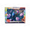 Холст по номерам 30*40см Райские птички CANV30X40-118476