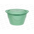 Миска 3,0л "Чезаре" с крышкой мятная C443МЯТН *36