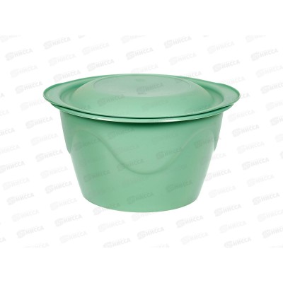 Миска 3,0л &quotЧезаре&quot с крышкой мятная C443МЯТН *36