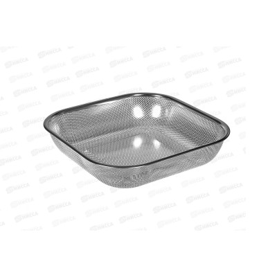 Дуршлаг прямоугольный 28*28*6см нерж сталь 14616-2 *100