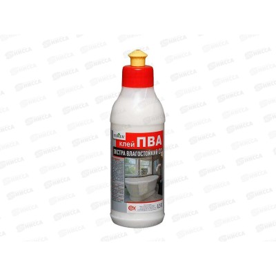 Клей ПВА ECОLUX экстра влагостойкий 0,25кг  *35