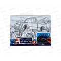 Холст для росписи 15*20см Джип, CANV15X20-JEEP