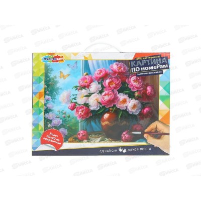 Холст на подрамнике 30*40см Букет на окне, CANV30X40-PART-122104