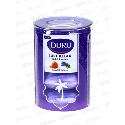 ДУРУ мыло 4*90г Расслабляющее (лаванда/мед) *16