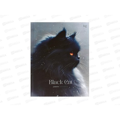 Дневник BG Black cat  5-11кл  48л. тв. мат.ламин. 64630 *12