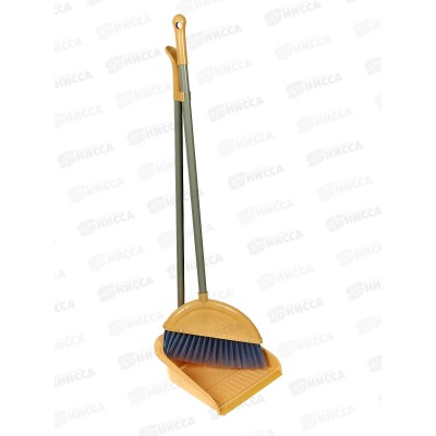 Набор щетка+совок HP-DP07 Happy Panda 82см пластик Набор щетка+совок HP-DP07 Happy Panda 82см пластик