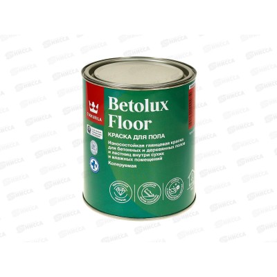 Краска для полов Betolix Floora С гл 0,9л Краска для полов Betolix Floora С гл 0,9л