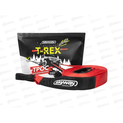 Трос динамический 10т 5м 2 петли T-REX Skyway ширина 70мм, S07401006