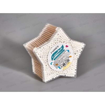 Farres Ватные палочки S007 бамбук+хлопок 500шт *6