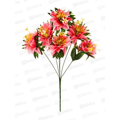 Букет георгинов 50см 6голов микс 7091 *20