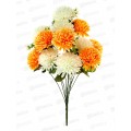 Букет георгинов 50см 9голов микс 42479 *10