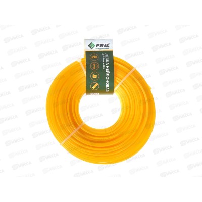 Леска для триммера сечение Х-икс d=2,4мм L=45м (подвес) 960