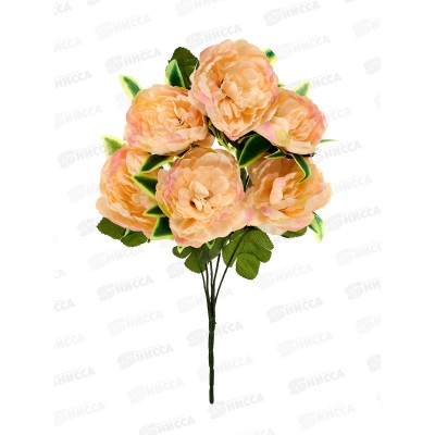 Букет пионов 6голов 55см микс 8675 *10