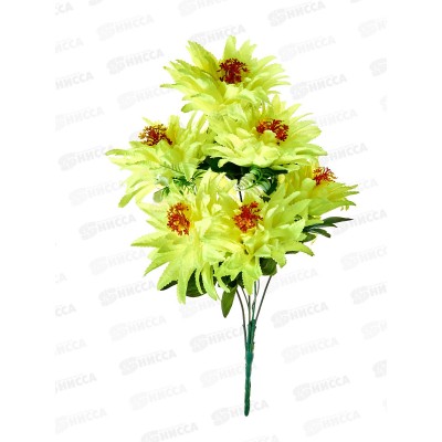 Букет пионов 6голов 55см микс 8498 *10