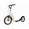 Самокат NOVATRACK Stamp N1 16'' внедорожный, бежевый с розовым, 16STAMPN1CL.BG24
