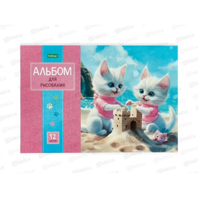 Альбом д/рис.12л Hatber Пушистые мордочки &quotECO" *10