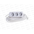 Удлинитель UNIVersal E-303 ПВС 3*1, 3 гнезда, с заземлением, 10м, 9631980