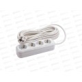 Удлинитель UNIVersal E-304 ПВС 3*1, 4гн, с/з, 10м, 9631984