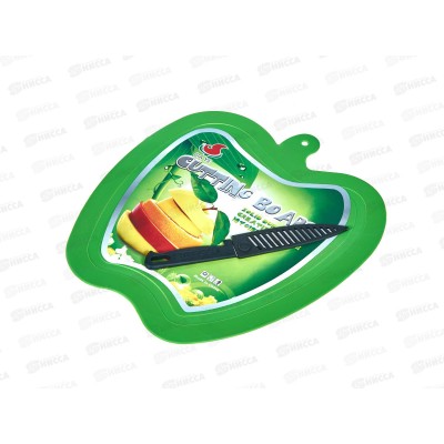 Набор 5358 Доска 30*27см + нож Зеленый