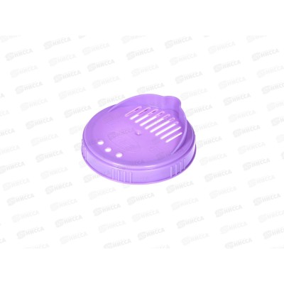 Крышка сливная винтовая Твист-Офф 82мм Фиалковая пластик ИНТ *200