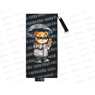 Пенал ФЕН Крутой мишка, 19.5*9см, микроф, молн., 68436 *30 Пенал ФЕН Крутой мишка, 19.5*9см, микроф, молн., 68436 *30