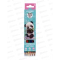Карандаши  6цв deVente Yummy Panda, шестигр. к/у 5021536 *24/240